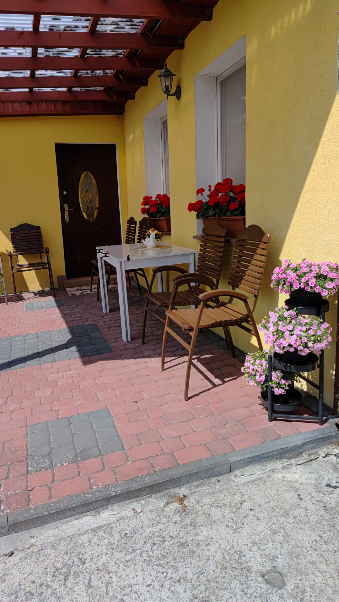 Taras przy apartamencie nr 1