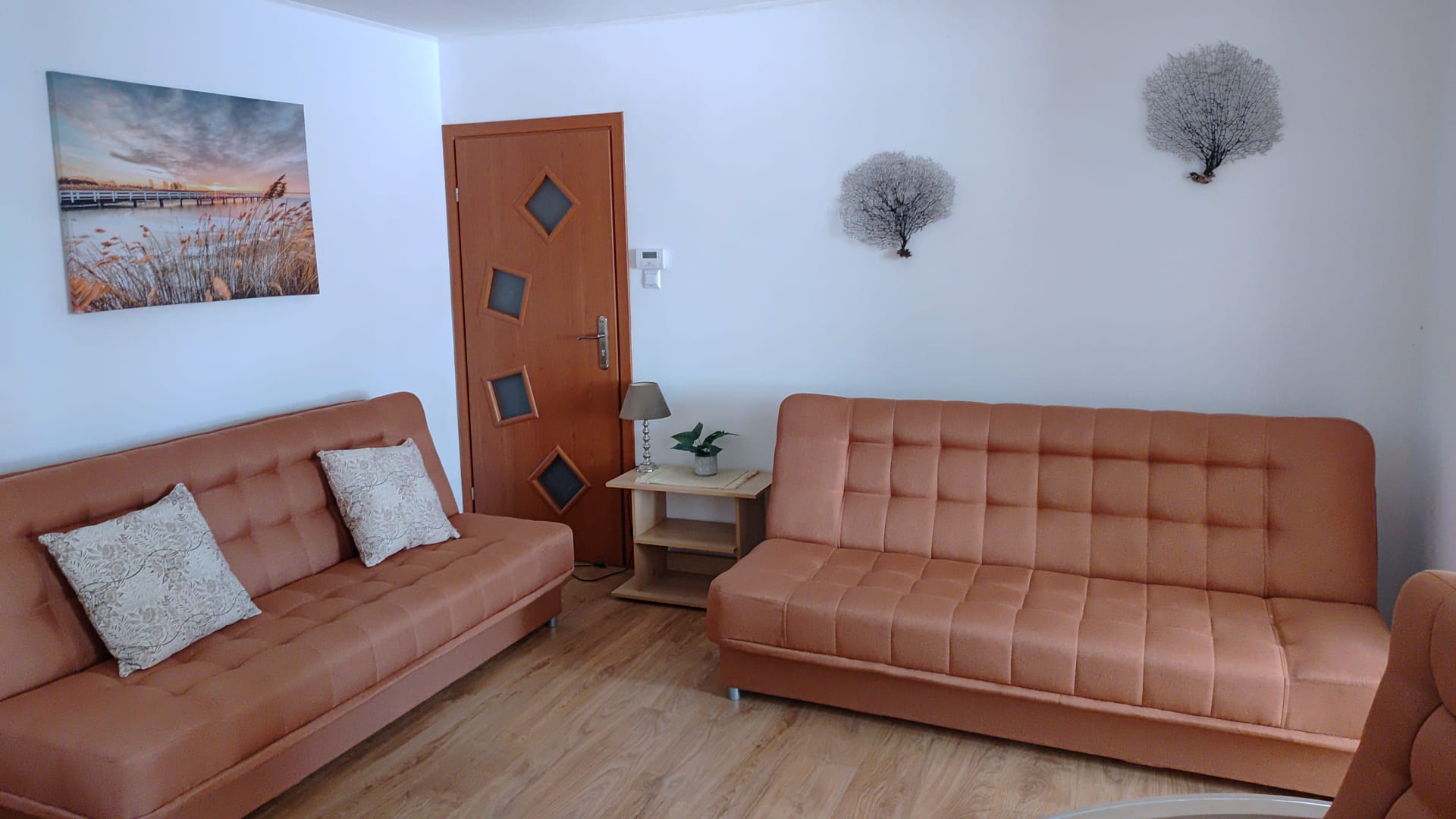 Część wypoczynkowa w apartamencie nr 1